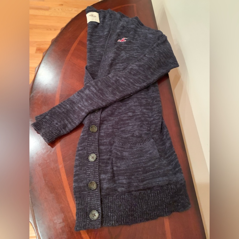 Hollister Dark Blue Cardigan